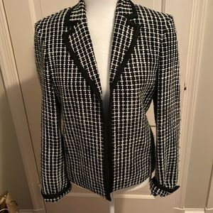 Jones New York cotton blend roll cuff jacket